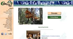 Desktop Screenshot of campprimetime.org